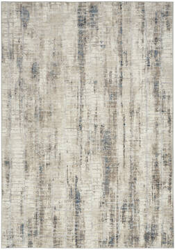 Nourison CK022 Infinity Grey Rectangle 5x7 ft Polypropylene and Polyester Carpet 155969