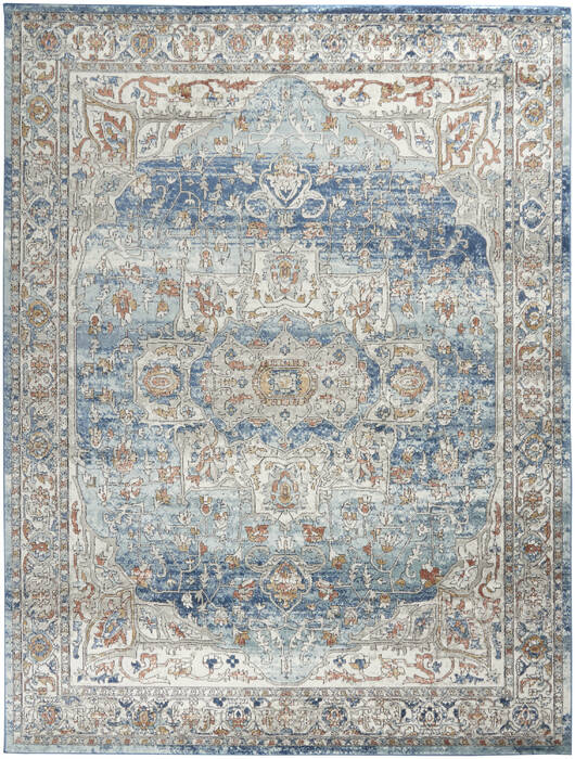 Nourison Concerto Blue 810 X 1110 Area Rug 805-155994 Image 0