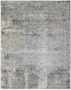 Nourison Concerto Grey Rectangle 8x10 ft Polypropylene and Polyester Carpet 155997