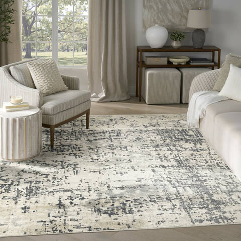 Nourison Concerto Grey 710 X 910 Area Rug 805-155999 Image 1