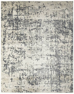 Nourison Concerto Grey Rectangle 8x10 ft Polypropylene and Polyester Carpet 155999