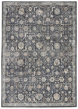 Nourison Moroccan Celebration Blue Rectangle 5x7 ft Polyester Carpet 156007