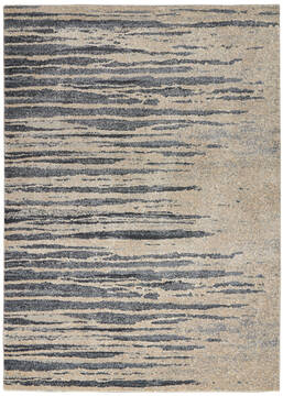Nourison Moroccan Celebration Blue Rectangle 5x7 ft Polyester Carpet 156009