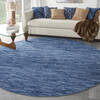 Nourison Nourison Essentials Blue Round 100 X 100 Area Rug  805-156015 Thumb 1