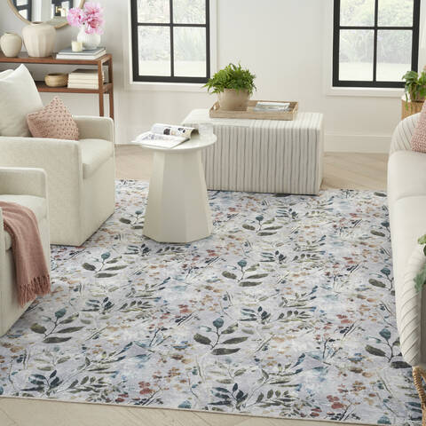 Nourison Nourison Washables Multicolor 92 X 120 Area Rug 805-156020 Image 1