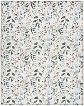 Nourison Nourison Washables Multicolor Rectangle 9x12 ft Polyester and Cotton Carpet 156021