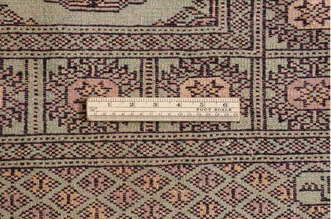 Bokhara Green Hand Knotted 33 X 51 Area Rug 700-156034 Image 8