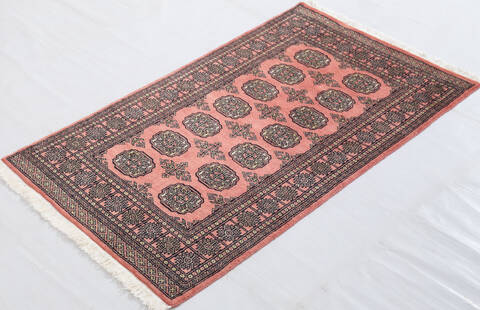 Bokhara Red Hand Knotted 30 X 50 Area Rug 700-156037 Image 2