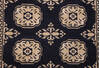 Bokhara Black Hand Knotted 31 X 51 Area Rug 700-156038 Thumb 6