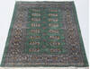 Bokhara Green Hand Knotted 31 X 50 Area Rug 700-156039 Thumb 1