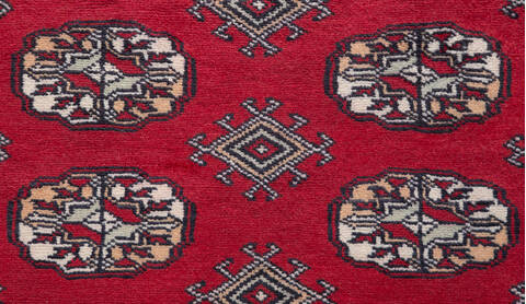Bokhara Red Hand Knotted 31 X 51 Area Rug 700-156040 Image 6