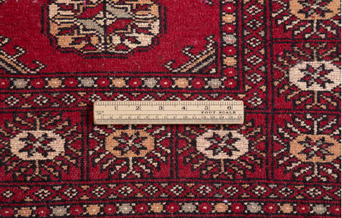 Bokhara Red Hand Knotted 31 X 51 Area Rug 700-156040 Image 8