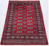 Bokhara Red Hand Knotted 31 X 51  Area Rug 700-156040 Thumb 1