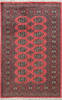 Bokhara Red Hand Knotted 32 X 51 Area Rug 700-156041 Thumb 0