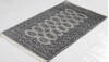 Bokhara Light Gray Hand Knotted 31 X 50 Area Rug 700-156042 Thumb 2