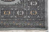 Bokhara Light Gray Hand Knotted 31 X 50 Area Rug 700-156042 Thumb 5