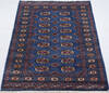 Bokhara Blue Hand Knotted 31 X 50 Area Rug 700-156044 Thumb 1