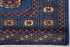 Bokhara Blue Hand Knotted 31 X 50 Area Rug 700-156044 Thumb 5