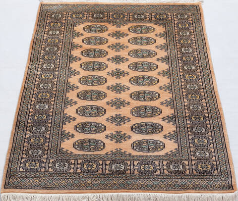 Bokhara Blue Hand Knotted 31 X 51 Area Rug 700-156045 Image 1