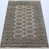 Bokhara Light Gray Hand Knotted 32 X 52 Area Rug 700-156046 Thumb 1