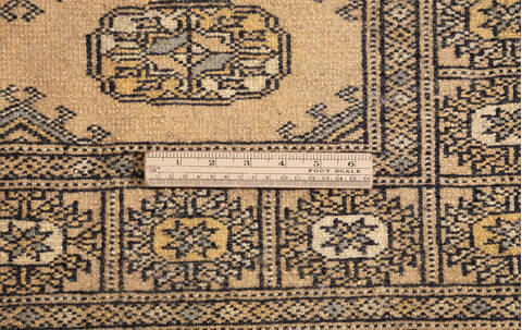 Bokhara Beige Hand Knotted 31 X 411  Area Rug 700-156047 Image 7