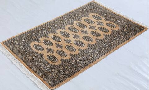 Bokhara Beige Hand Knotted 31 X 411 Area Rug 700-156047 Image 2
