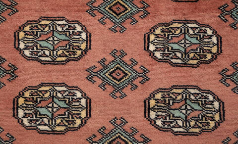 Bokhara Red Hand Knotted 31 X 54 Area Rug 700-156048 Image 5