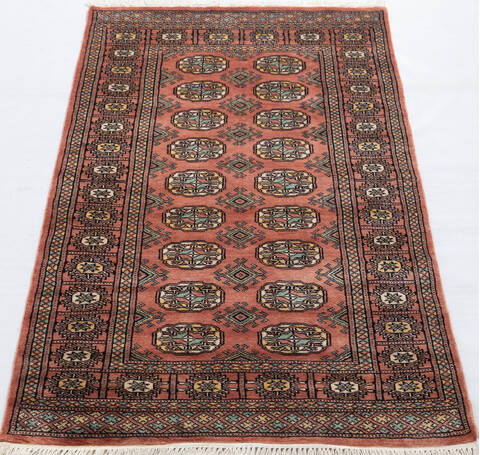Bokhara Red Hand Knotted 31 X 51 Area Rug 700-156049 Image 1