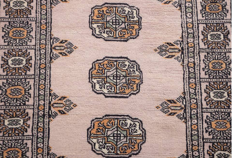 Bokhara Beige Runner Hand Knotted 27 X 611 Area Rug 700-156050 Image 6