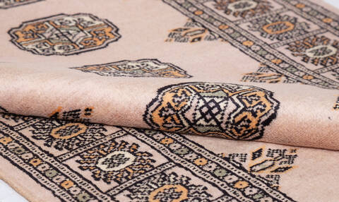 Bokhara Beige Runner Hand Knotted 27 X 611 Area Rug 700-156050 Image 7