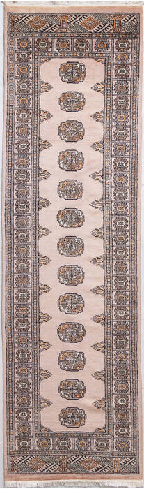 Bokhara Beige Runner Hand Knotted 27 X 611 Area Rug 700-156050 Image 0