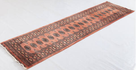 Bokhara Red Runner Hand Knotted 28 X 810 Area Rug 700-156053 Image 2