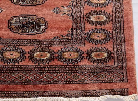 Bokhara Red Runner Hand Knotted 28 X 810 Area Rug 700-156053 Image 4