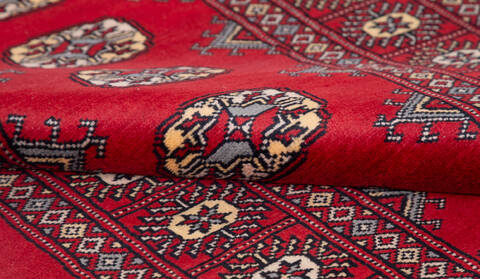 Bokhara Red Runner Hand Knotted 27 X 911 Area Rug 700-156054 Image 7