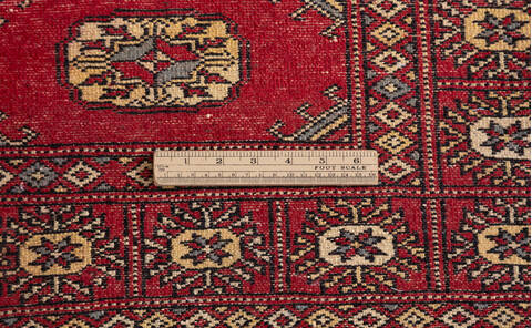 Bokhara Red Runner Hand Knotted 27 X 911 Area Rug 700-156054 Image 8