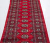 Bokhara Red Runner Hand Knotted 27 X 911 Area Rug 700-156054 Thumb 3