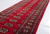 Bokhara Red Runner Hand Knotted 27 X 124 Area Rug 700-156056 Thumb 3
