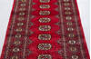 Bokhara Red Runner Hand Knotted 27 X 124 Area Rug 700-156056 Thumb 5