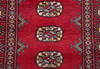 Bokhara Red Runner Hand Knotted 27 X 124 Area Rug 700-156056 Thumb 6
