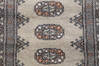 Bokhara Light Gray Runner Hand Knotted 27 X 99 Area Rug 700-156057 Thumb 6