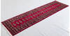 Bokhara Red Runner Hand Knotted 28 X 100 Area Rug 700-156058 Thumb 2