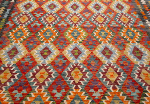 Kilim Black Hand Knotted 611 X 97 Area Rug 700-156061 Image 3