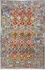 Kilim Light Gray Hand Knotted 67 X 101 Area Rug 700-156062 Thumb 0