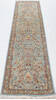 Pak-Persian Light Blue Runner Hand Knotted 27 X 104 Area Rug 700-156064 Thumb 1