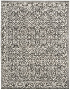Nourison Outlines Grey Rectangle 6x9 ft Polyester Carpet 156071