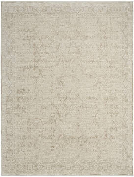Nourison Outlines Grey Rectangle 6x9 ft Polyester Carpet 156073