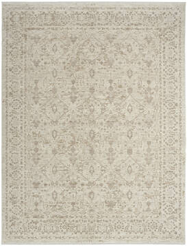 Nourison Outlines Grey Rectangle 6x9 ft Polyester Carpet 156075