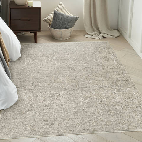 Nourison Outlines Grey 53 X 73 Area Rug 805-156076 Image 1