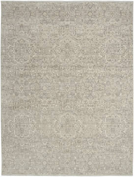 Nourison Outlines Grey Rectangle 6x9 ft Polyester Carpet 156077
