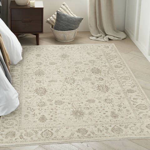 Nourison Outlines Beige 53 X 73 Area Rug 805-156078 Image 1